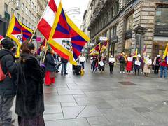 
      
      Vienna: Members of Tibetan community protest against human...
      
      