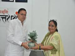 
      
      Uttarakhand Speaker congratulates CM Dhami for bypolls win
      
      