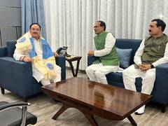 
      
      MP CM discusses OBC reservation issue with JP Nadda
      
      