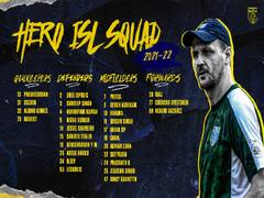 
      
      Kerala Blasters FC announces official squad for Hero ISL 2021-22
      
      