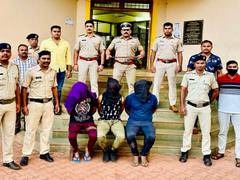 
      
      Police arrests three drug peddlers in North Goa
      
      