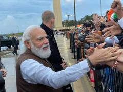 
      
      Ecstatic Indian-Americans welcome PM Modi in Washington
      
      