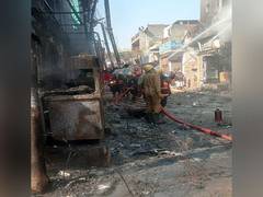 
      
      Fire at restaurant in Delhi's Uttam Nagar, three rescued 
      
      