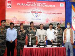 
      
      Assam CM Himanta Biswa Sarma unveils 131st Durand Cup trophy
      
      
