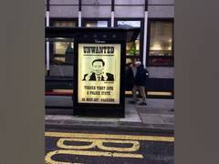 
      
      London: Billboards against China's Chen Quanguo for Uyghurs,...
      
      