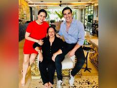 
      
      Akshay Kumar's mother hospitalised, actor flies back from UK
      
      