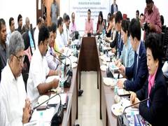 
      
      S Korean delegation meets Andhra Education Minister to...
      
      
