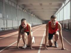 
      
      Physical athletes' visual skills prove sharper than action...
      
      