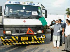 
      
      Uttarakhand CM dispatches 80 MT of oxygen for Garhwal, Kumaon...
      
      
