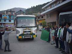 
      
      Delhi to Leh bus service resumes today, after 8 months
      
      