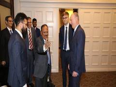 
      
      NSAs of India, Russia discuss security cooperation in Moscow
      
      