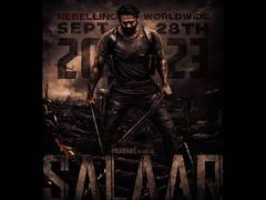 
      
      Prabhas starrer 'Salaar' all set to swoon the audiences worldwide
      
      