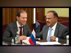 
      
      Russian Dy PM meets NSA Doval, talks trade, economic ties 
      
      
