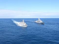 
      
      INS Sumedha participates in maritime exercise 
      
      