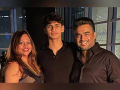 
      
      R Madhavan wishes son Vedaant on his 17th birthday 
      
      