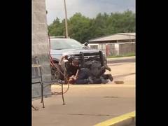 
      
      Police officers in Arkansas suspended
      
      