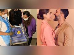 
      
      Rhea Kapoor shares first glimpse of Sonam, Anand Ahuja's son
      
      