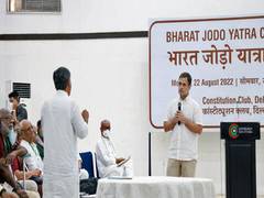 
      
      For its yatra, Cong interacts with civil society personalities
      
      