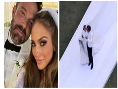 
      
      Jennifer Lopez feels wedding celebration with Ben 