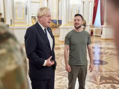 
      
      Boris Johnson in Kyiv on Ukraine's Independence Day
      
      