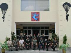 
      
      South African Army Chief visits  Shatrujeet Brigade
      
      