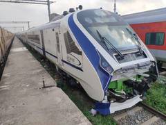 
      
      Vande Bharat train records 180 kmph speed in trial run
      
      