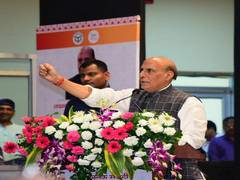 
      
      UP fortunate to have double-engine govt, says Rajnath in Lucknow
      
      