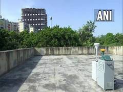 
      
      UP govt installs dust machines at twin towers demolition site
      
      