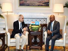 
      
      Foreign Secretary Vinay Kwatra calls on UNGA President Shahid
      
      