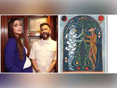 
      
      Sonam Kapoor, Anand Ahuja drops special art piece
      
      