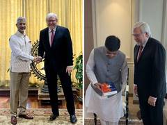 
      
      Former Australian PM Rudd meets Jaishankar, Goyal
      
      