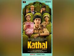 
      
      Sanya Malhotra unveils motion poster of upcoming film 'Kathal'
      
      