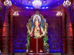 
      
      First look of 14-foot-tall idol of Mumbai's Lalbaugcha unveiled
      
      