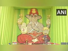
      
      Eco-friendly Ganesh idol made using 17,000 coconuts in Hyderabad
      
      