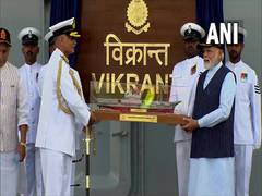 
      
      INS Vikrant has capacity of 2 football grounds: PM Modi
      
      