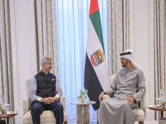
      
      Jaishankar thanks UAE Prez for taking ties to new heights 
      
      