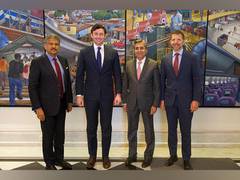 
      
      US Senator Ossoff concludes first leg of India trip
      
      