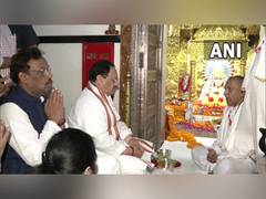 
      
      JP Nadda offers prayers at Mata Mansa Devi temple in Panchkula
      
      