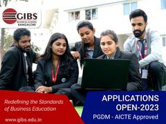 
      
      GIBS PGDM application start from September 5, 2022
      
      