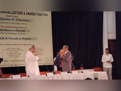 
      
      Odisha CM conferred with Lifetime Achievement Award
      
      