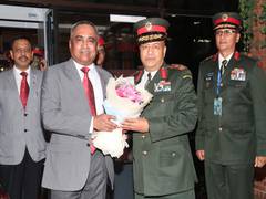 
      
      Army Chief Gen Manoj Pande arrives in Nepal on four-day visit
      
      