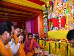 
      
      U'khand CM participates in Ganesh Mahotsav in Raghunath Temple
      
      