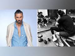 
      
      Suniel Shetty drops cute picture with son Ahan 
      
      