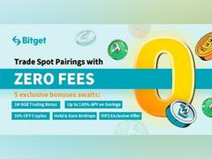 
      
      Bitget launches Zero Trading Fee campaign
      
      