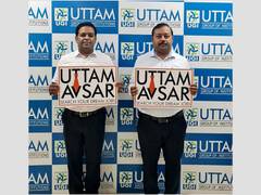 
      
      Uttam Avasar' App logo launching
      
      