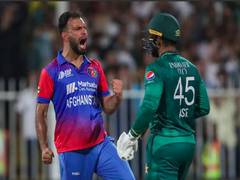 
      
      Pakistan batter Asif Ali, Afghanistan bowler Fareed Ahmad...
      
      