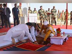 
      
      Amit Shah lays foundation stone of border tourism dev work
      
      