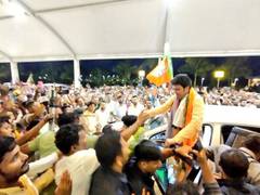 
      
      Tripura: Biplab Deb given thunderous welcome in Agartala
      
      