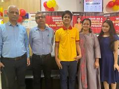 
      
      Master Utkarsh Pant is Navi Mumbai city topper with AIR 45
      
      