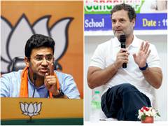 
      
      Congress got burnt by its own fire: Tejasvi Surya 
      
      